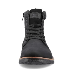 Rieker Boots-Men'S Corded Boots Deep Black