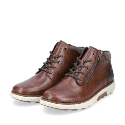 Rieker Boots-Men'S Corded Boots Coffee Brown
