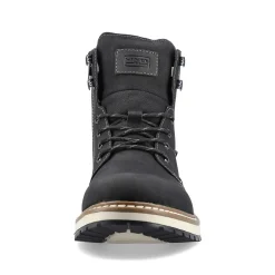 Rieker Boots-Men'S Corded Boots Deep Black