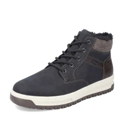 Rieker Boots-Men'S Corded Boots Asphalt Black