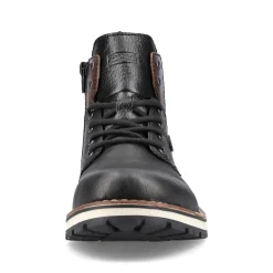Rieker Boots-Men'S Corded Boots Graphite Black
