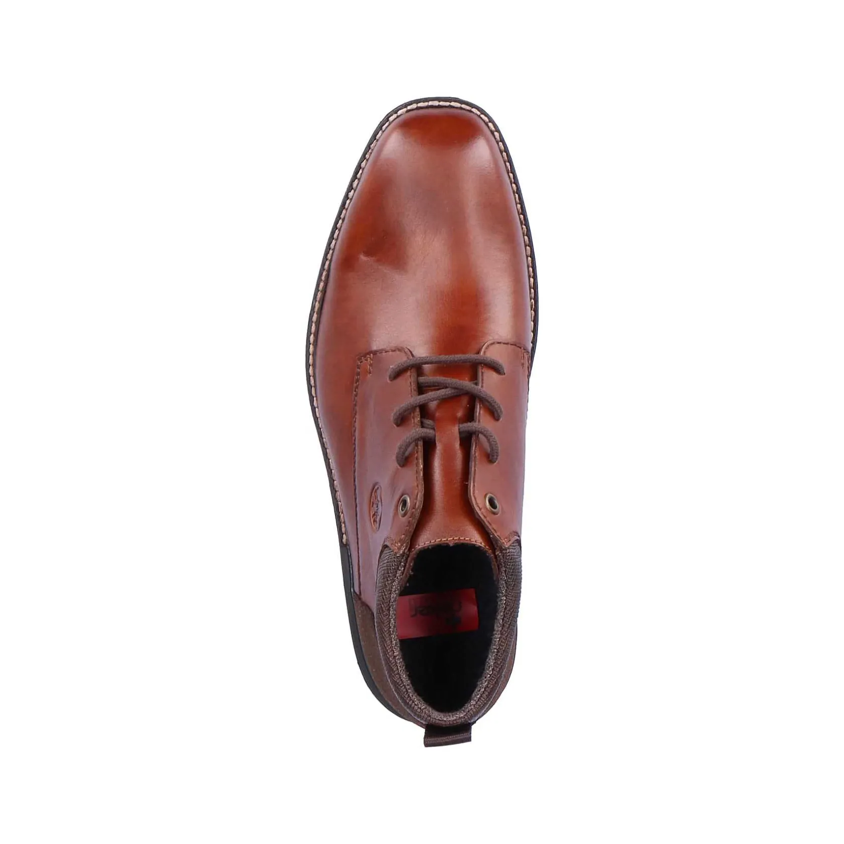 Rieker Boots-Men'S Corded Boots Chestnut Brown