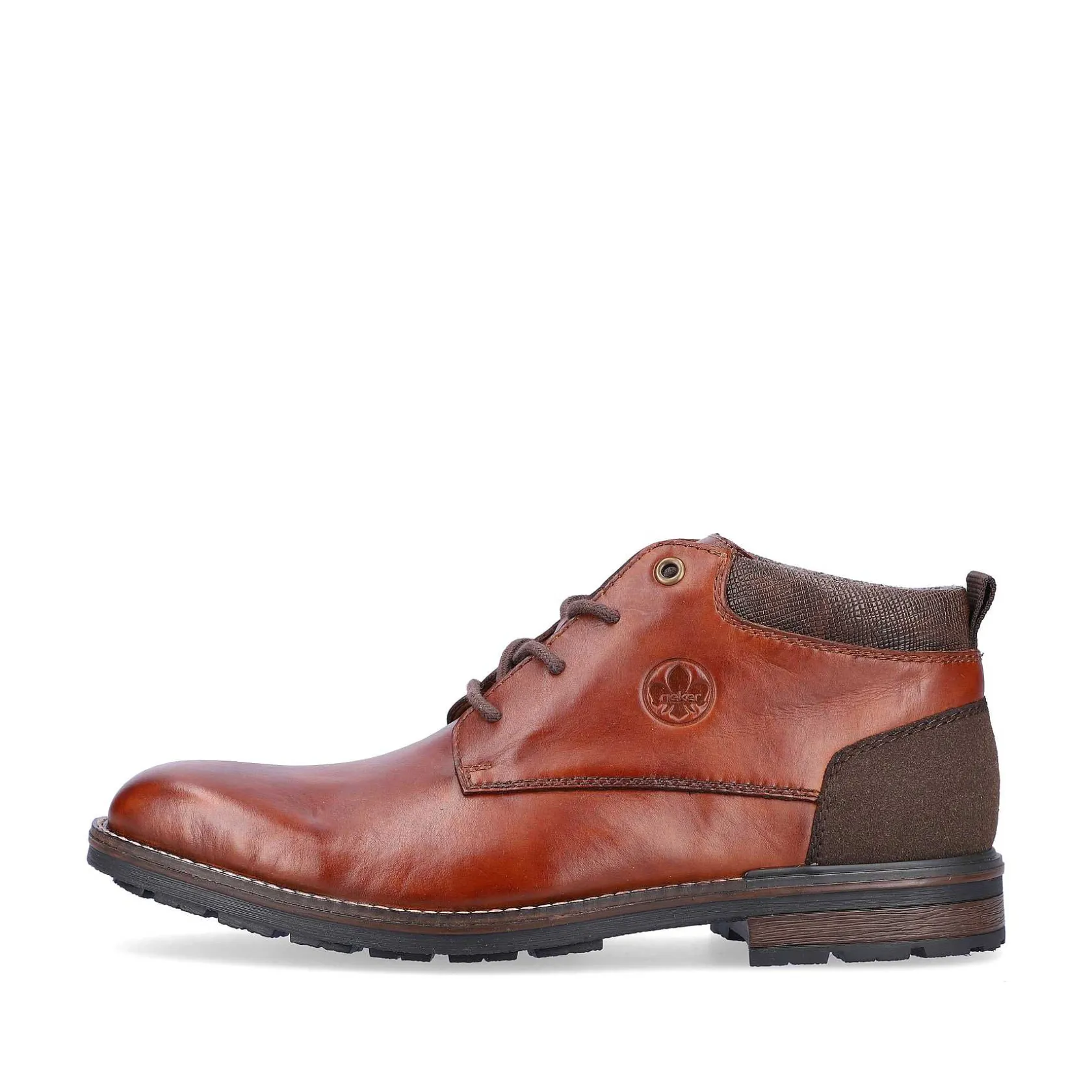 Rieker Boots-Men'S Corded Boots Chestnut Brown