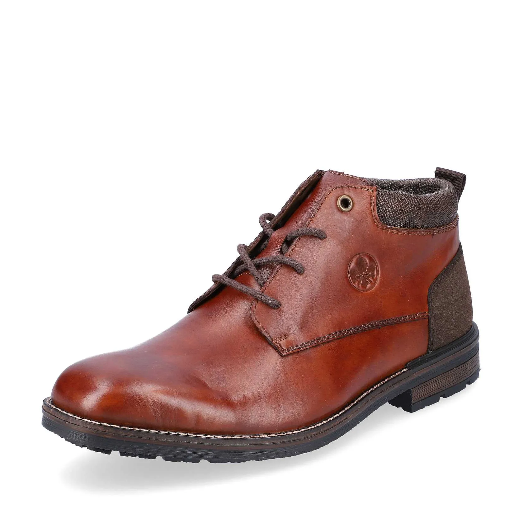 Rieker Boots-Men'S Corded Boots Chestnut Brown