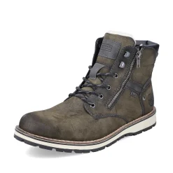 Rieker Boots-Men'S Corded Boots Olive Green