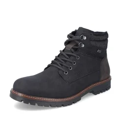 Rieker Boots-Men'S Corded Boots Asphalt Black
