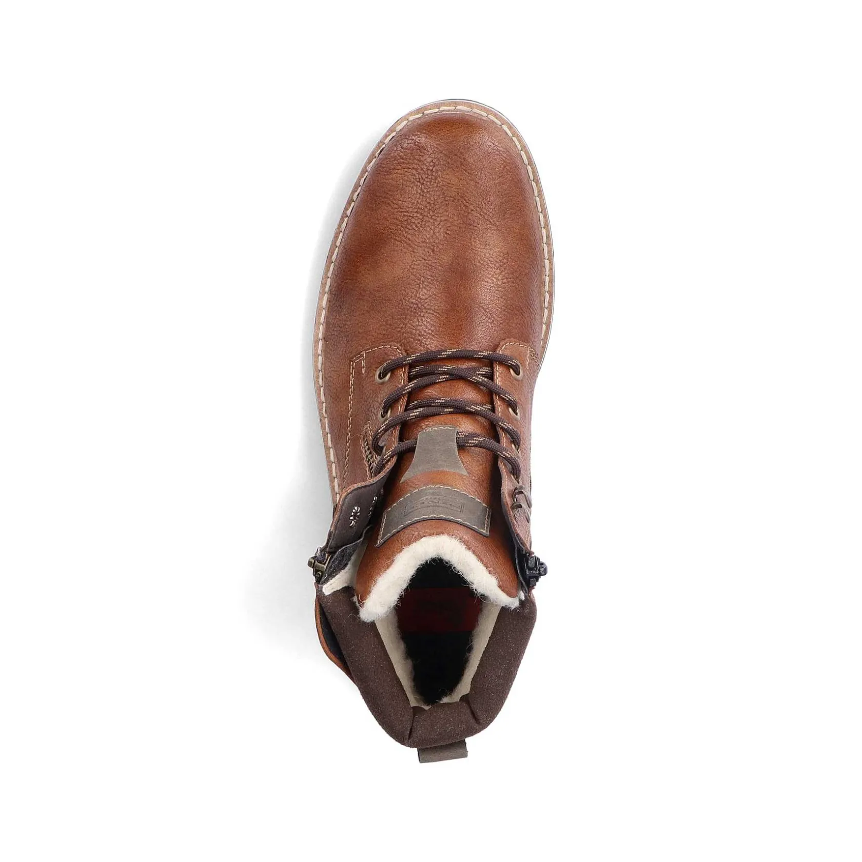 Rieker Boots-Men'S Corded Boots Caramel Brown