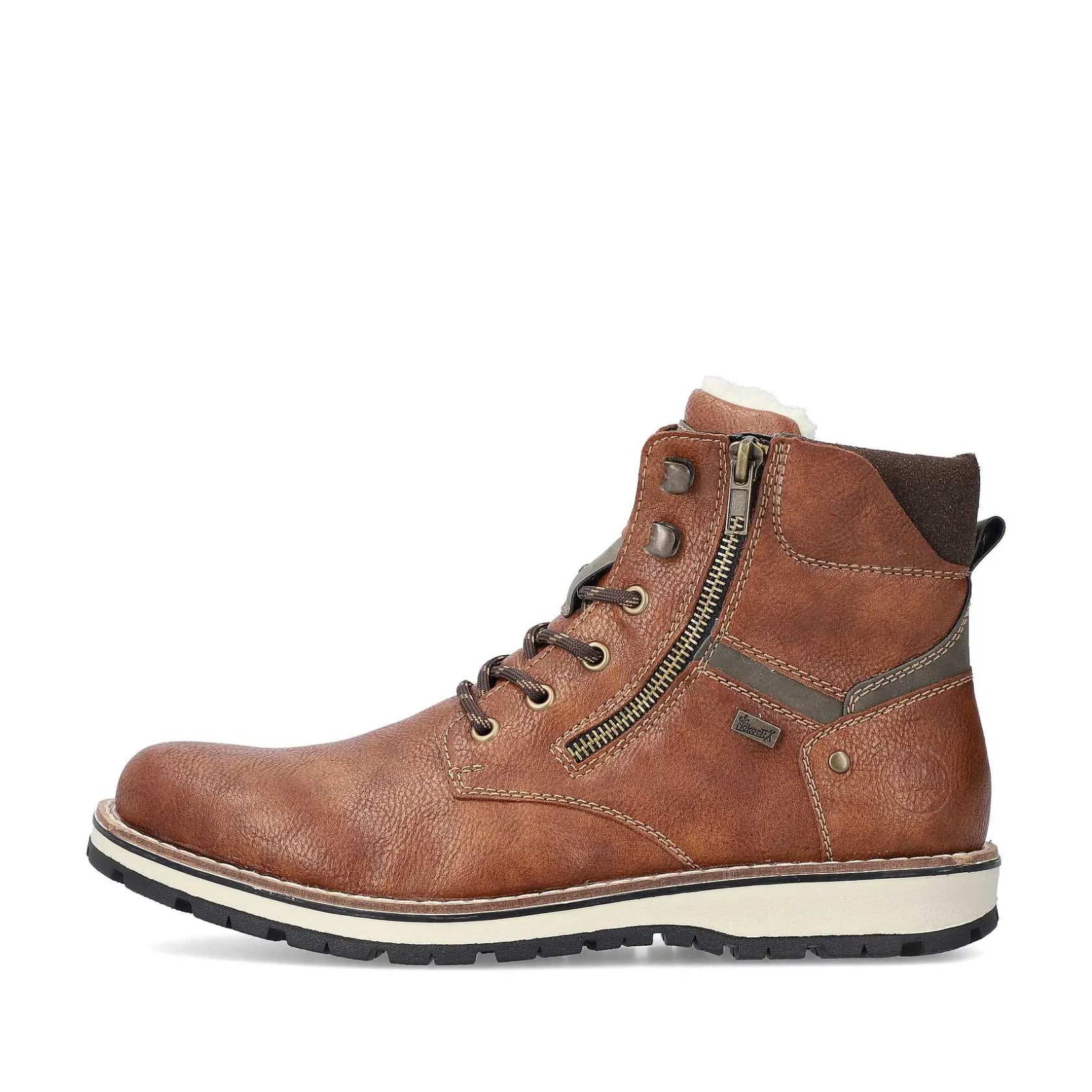 Rieker Boots-Men'S Corded Boots Caramel Brown