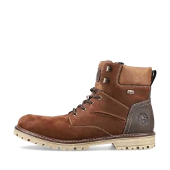 Rieker Boots-Men'S Corded Boots Nougat Brown