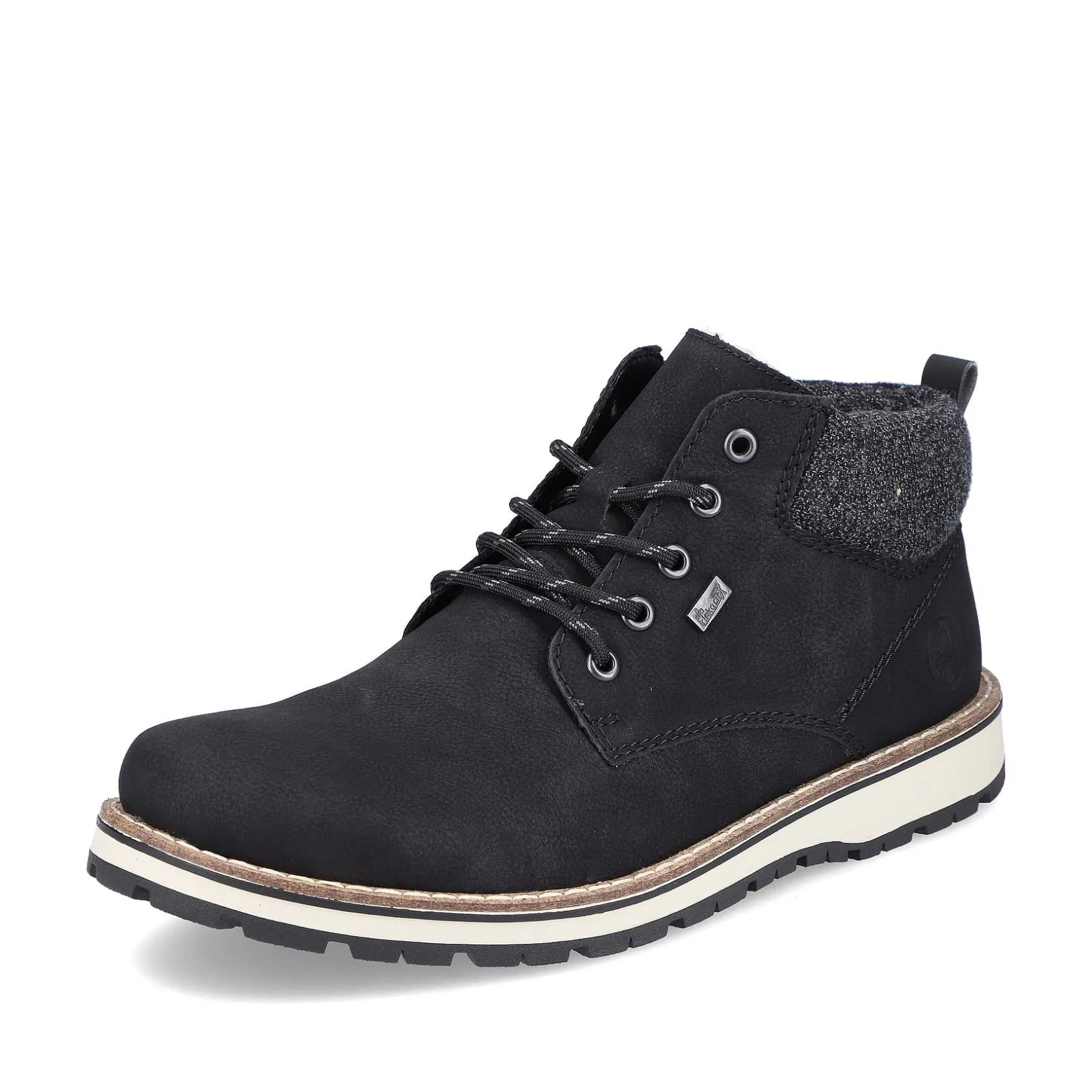 Rieker Boots-Men'S Corded Boots Urban Black