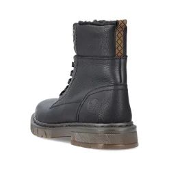 Rieker Boots-Men'S Corded Boots Graphite Black