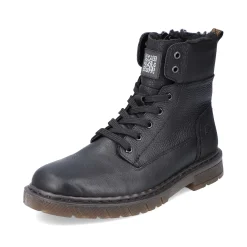 Rieker Boots-Men'S Corded Boots Graphite Black