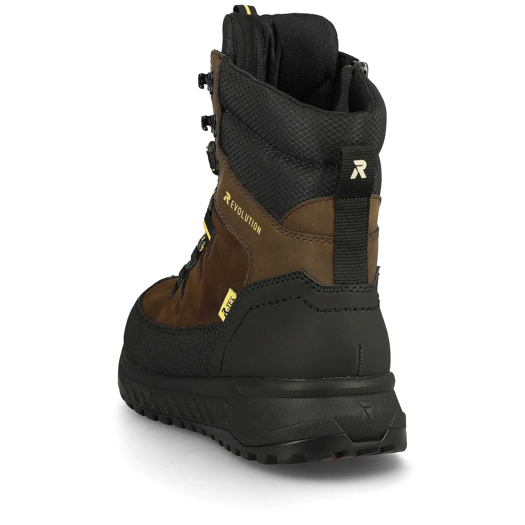 Rieker Boots-Men'S Corded Boots Nut-Brown Deep-Black