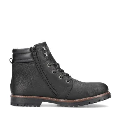 Rieker Boots-Men'S Corded Boots Deep Black