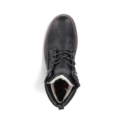 Rieker Boots-Men'S Corded Boots Deep Black