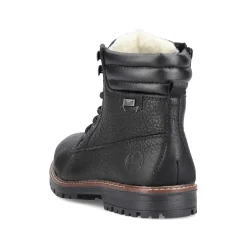 Rieker Boots-Men'S Corded Boots Deep Black
