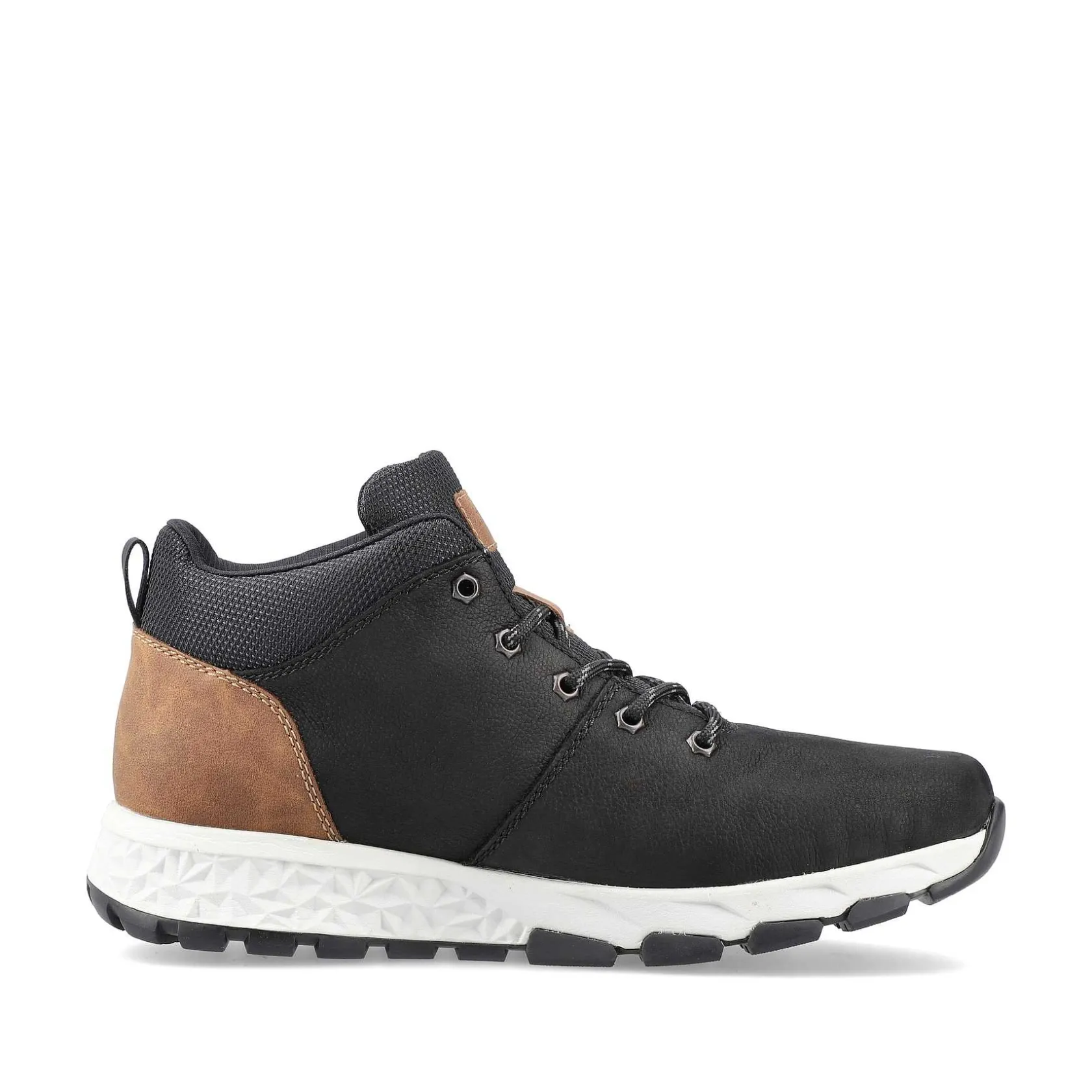 Rieker Sneakers-Men'S High Sneaker Black-Brown