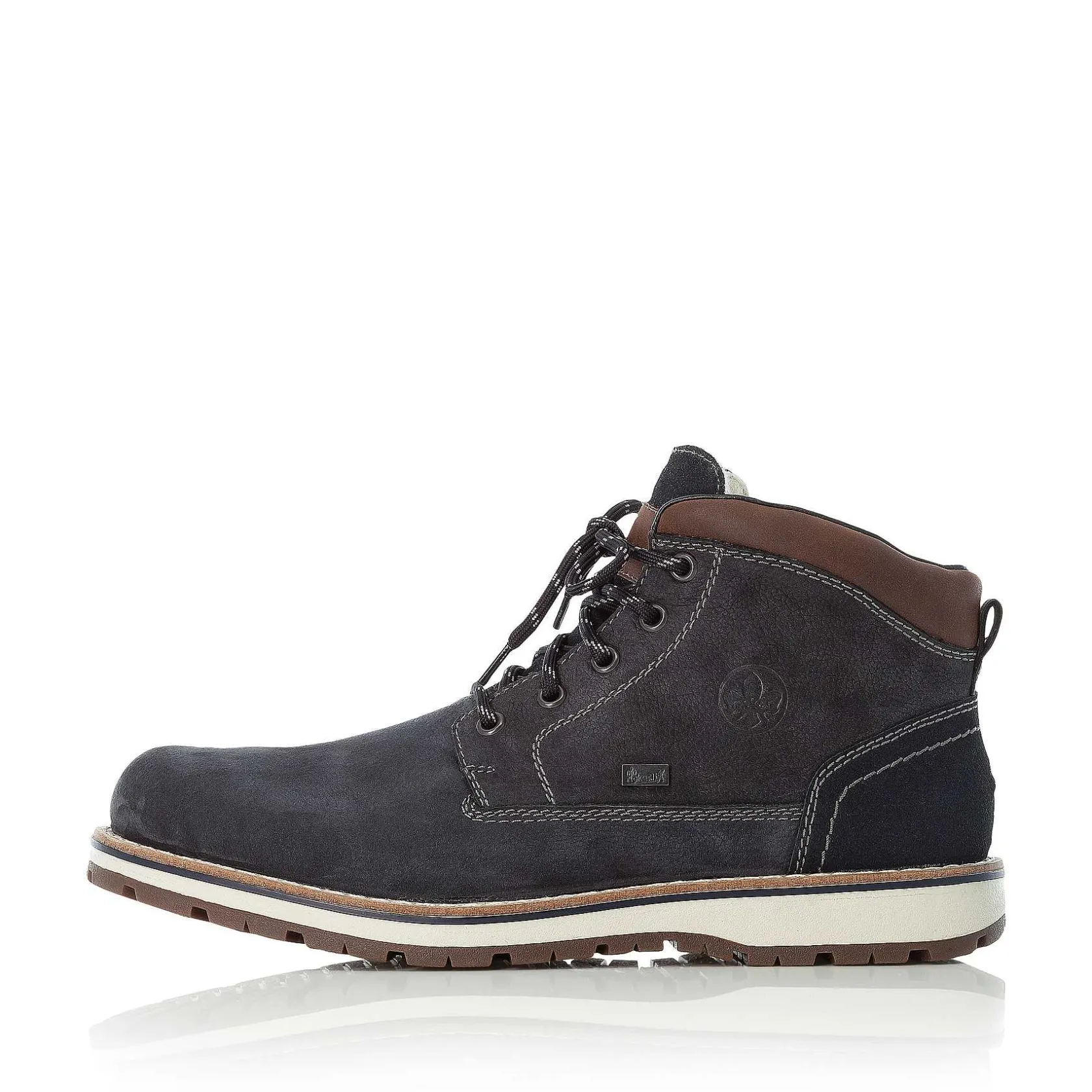 Rieker Boots-Men'S Laced Boots Pacific Blue