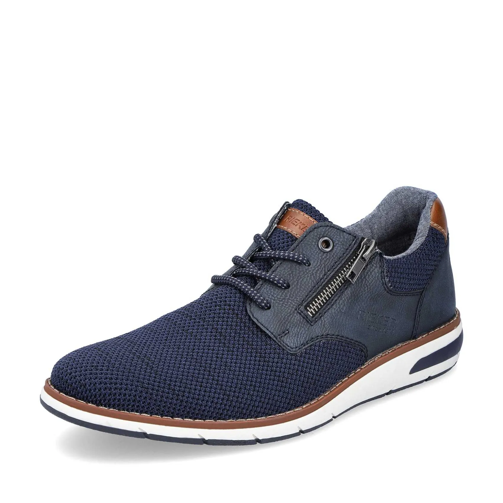 Rieker Low Shoes & Slippers-Men'S Laced Shoes Azure Blue