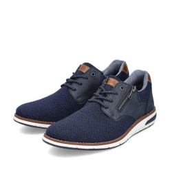 Rieker Low Shoes & Slippers-Men'S Laced Shoes Azure Blue