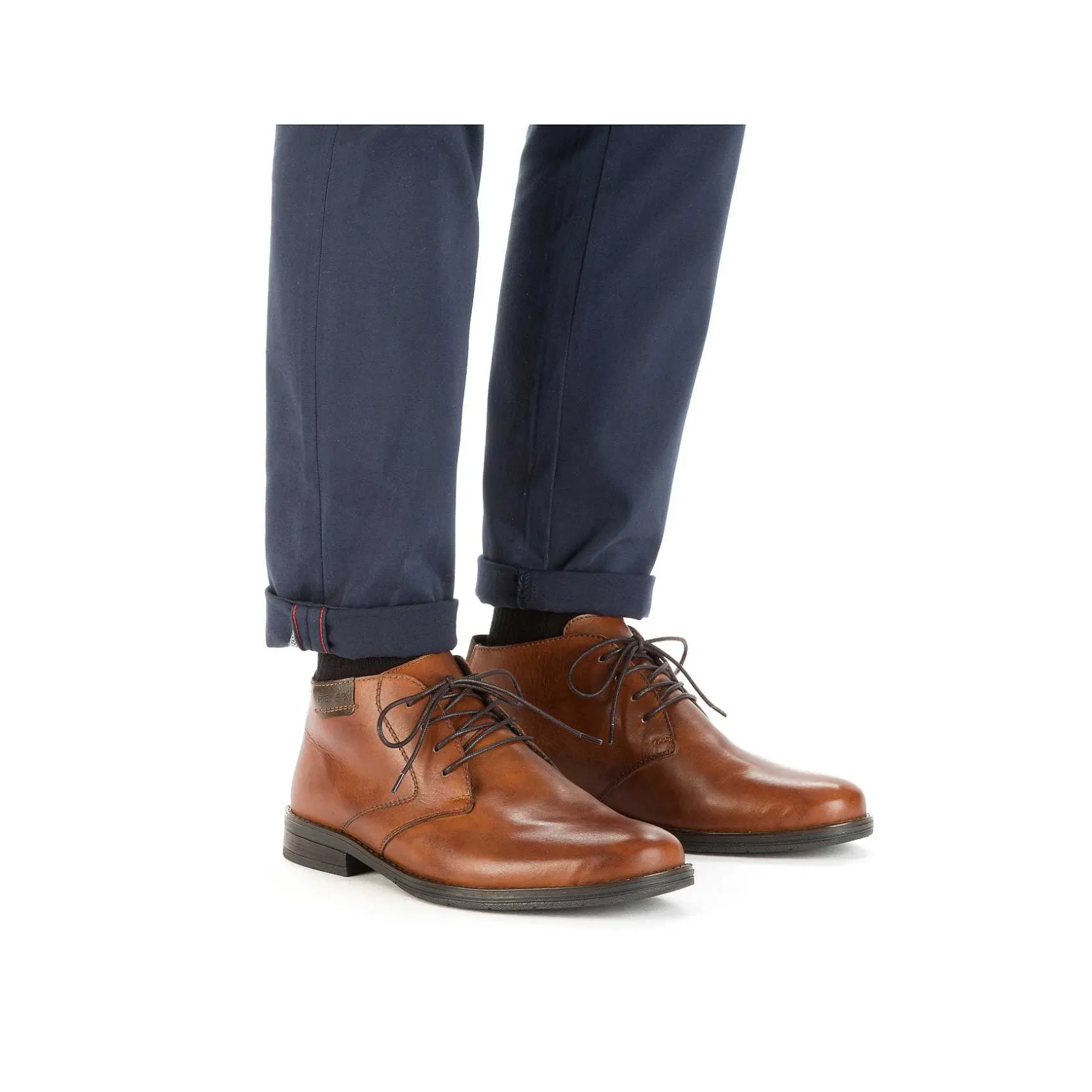 Rieker Business Shoes-Men'S Lace-Up Shoes Fox Brown