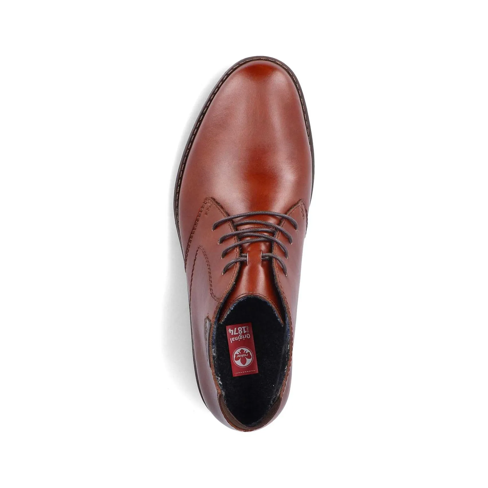 Rieker Business Shoes-Men'S Lace-Up Shoes Fox Brown