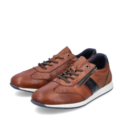 Rieker Low Shoes & Slippers-Men'S Lace-Up Shoes Caramel Brown