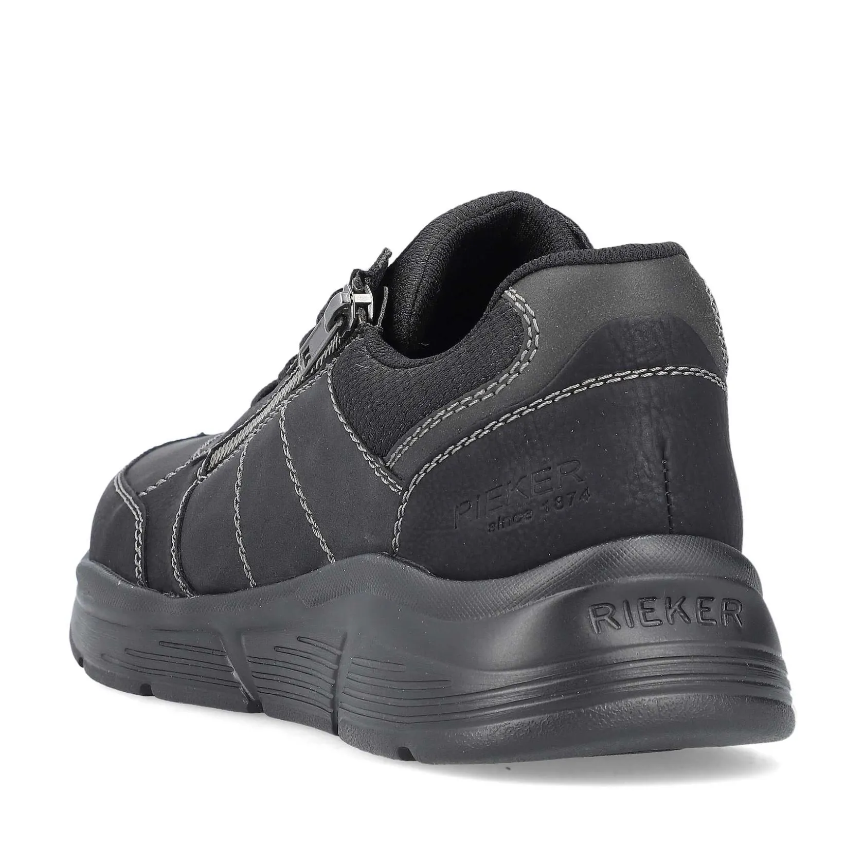Rieker Low Shoes & Slippers-Men'S Lace-Up Shoes Asphalt Black
