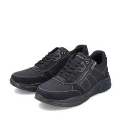 Rieker Low Shoes & Slippers-Men'S Lace-Up Shoes Asphalt Black