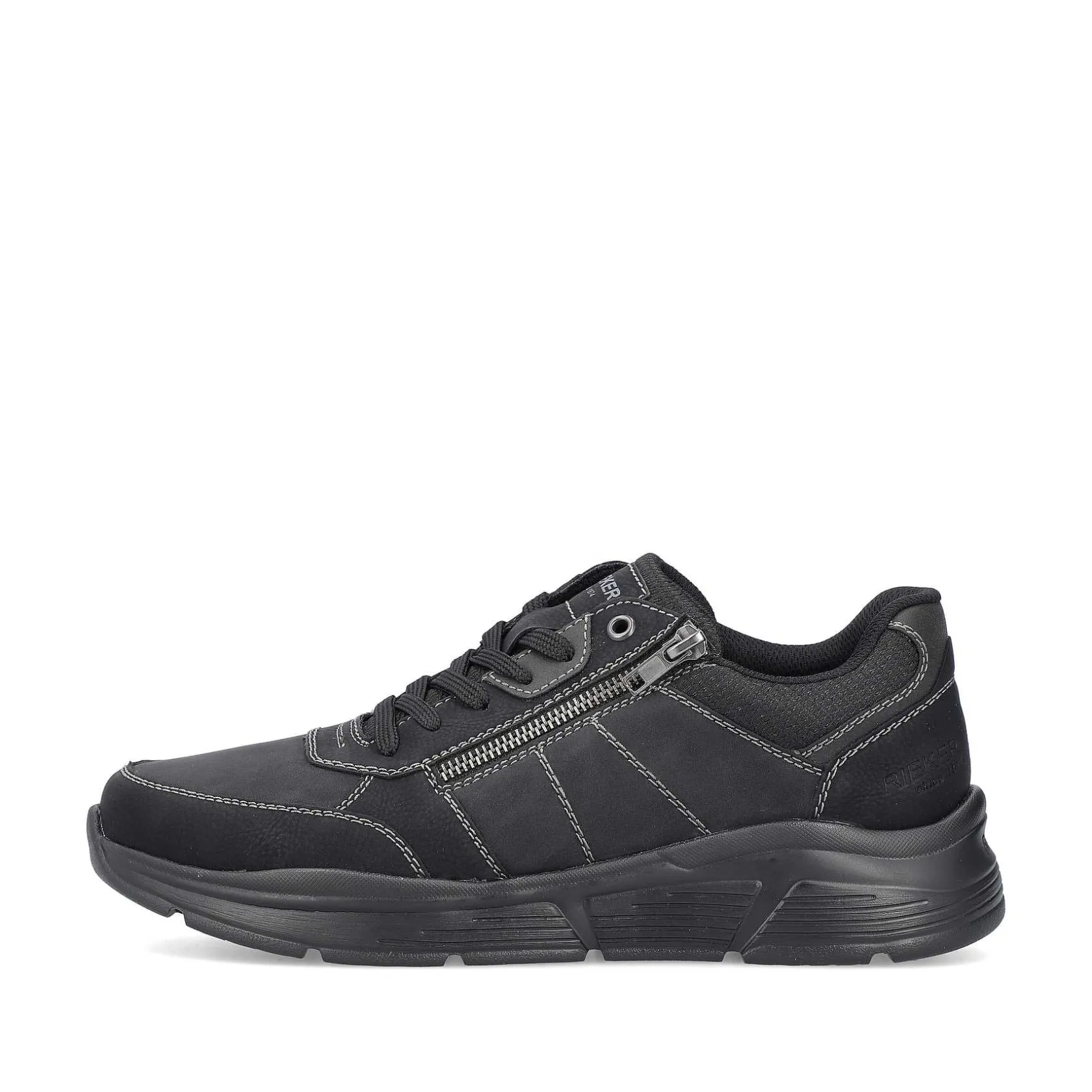 Rieker Low Shoes & Slippers-Men'S Lace-Up Shoes Asphalt Black