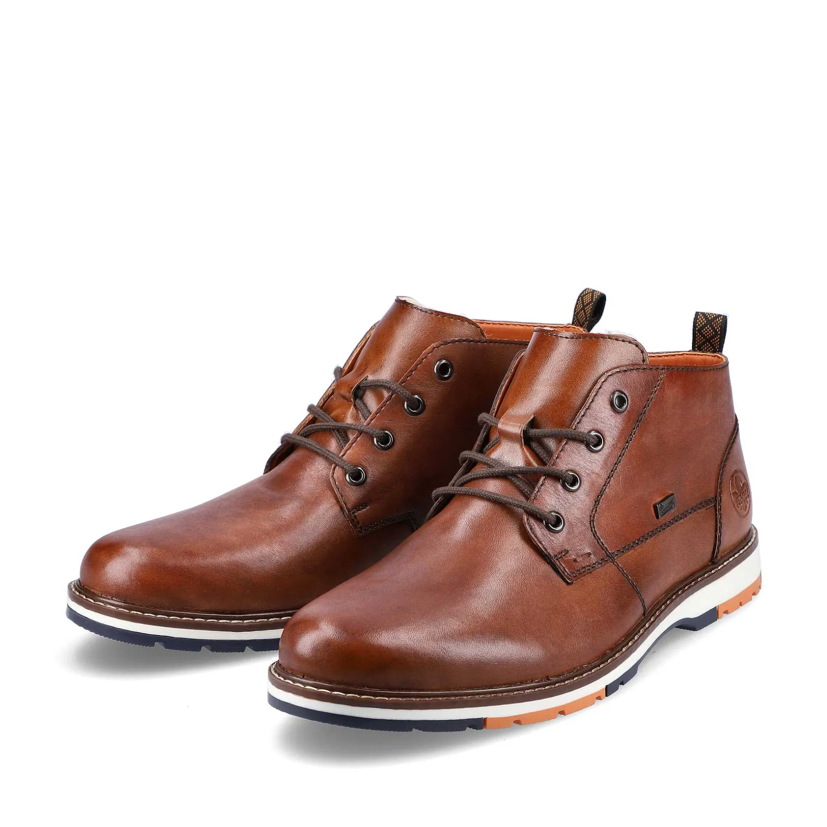 Rieker Low Shoes & Slippers-Men'S Lace-Up Shoes Caramel Brown
