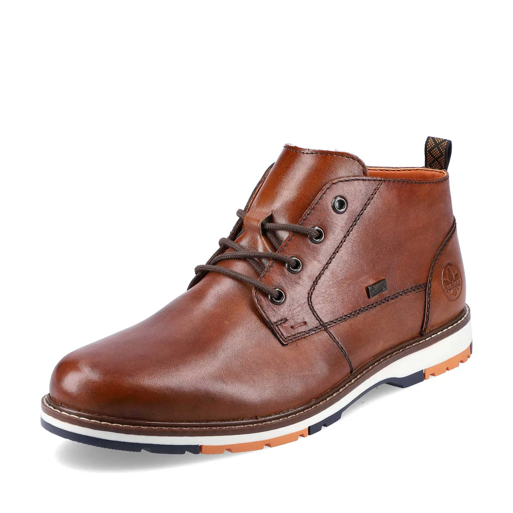 Rieker Low Shoes & Slippers-Men'S Lace-Up Shoes Caramel Brown