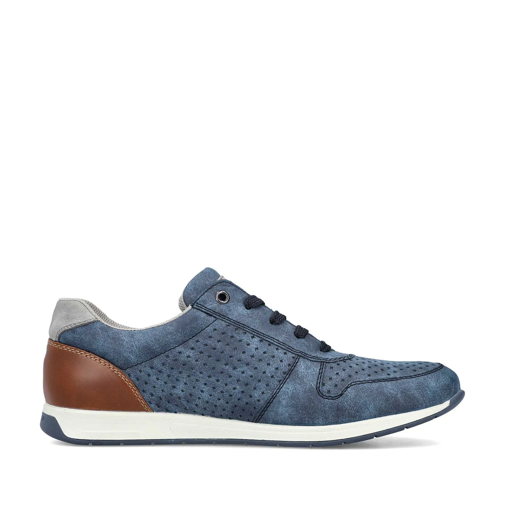 Rieker Low Shoes & Slippers-Men'S Lace-Up Shoes Sky Blue