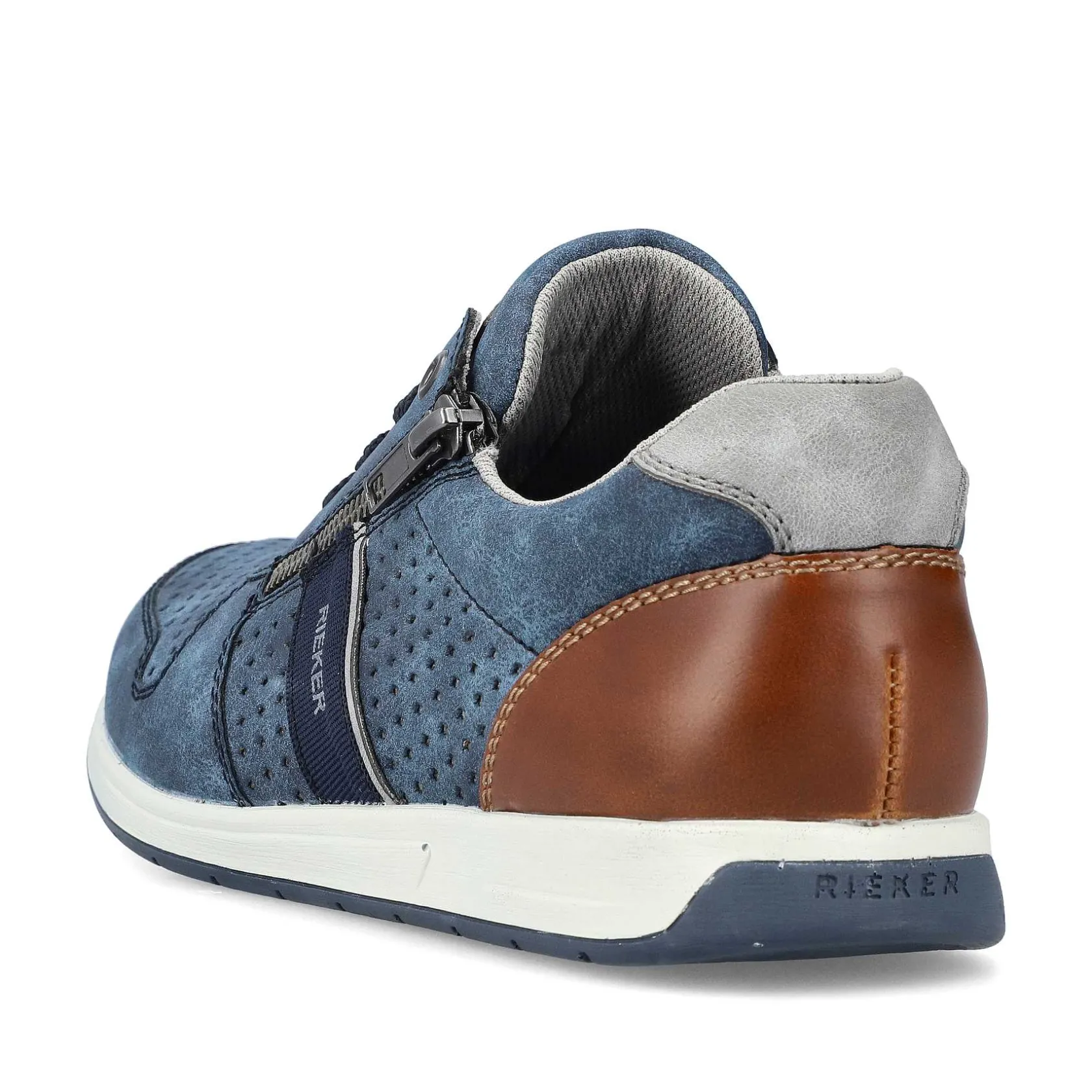 Rieker Low Shoes & Slippers-Men'S Lace-Up Shoes Sky Blue