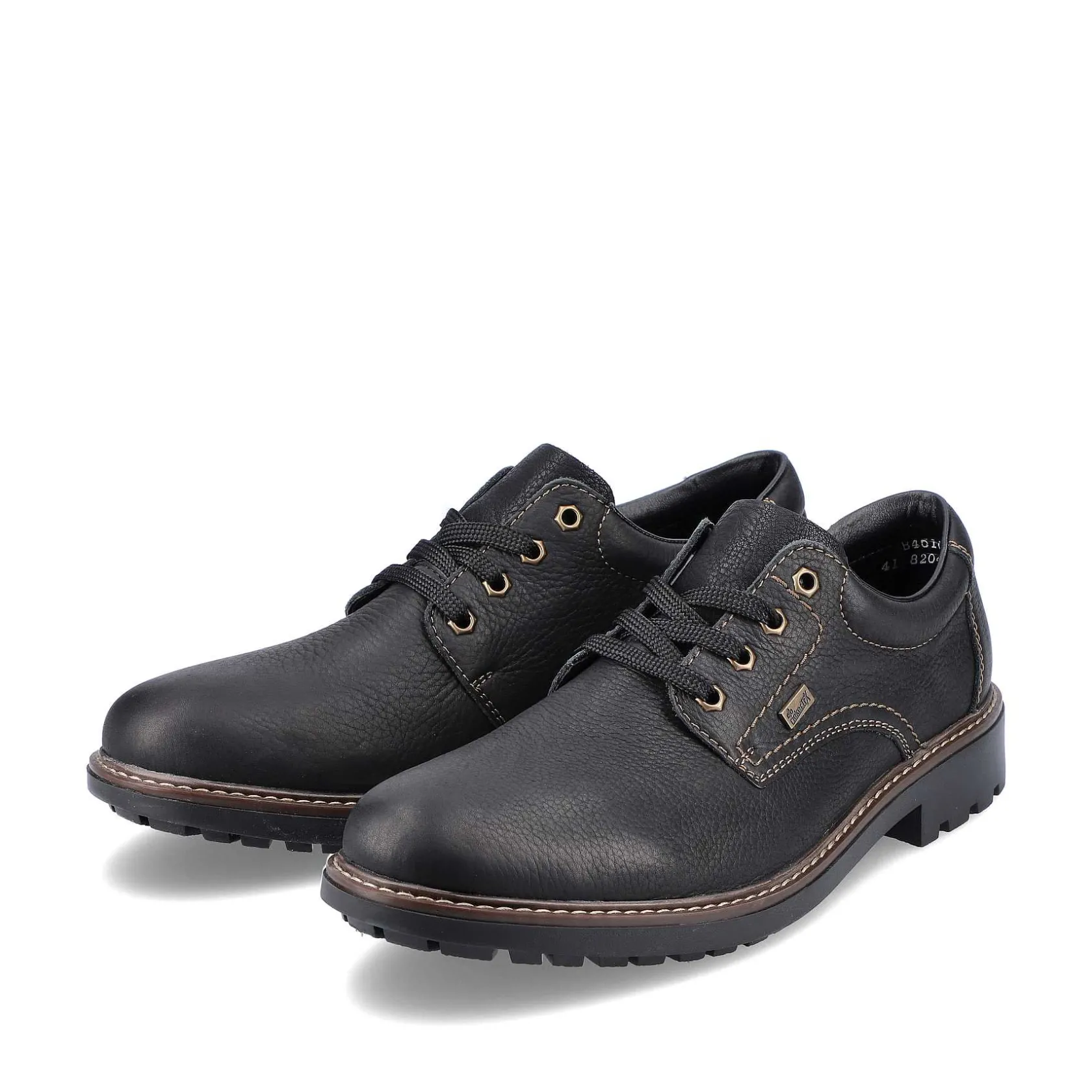 Rieker Low Shoes & Slippers-Men'S Lace-Up Shoes Jet Black