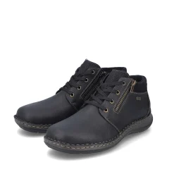 Rieker Low Shoes & Slippers-Men'S Lace-Up Shoes Asphalt Black