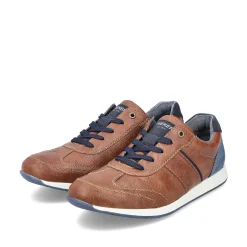 Rieker Business Shoes-Men'S Lace-Up Shoes Chestnut Brown
