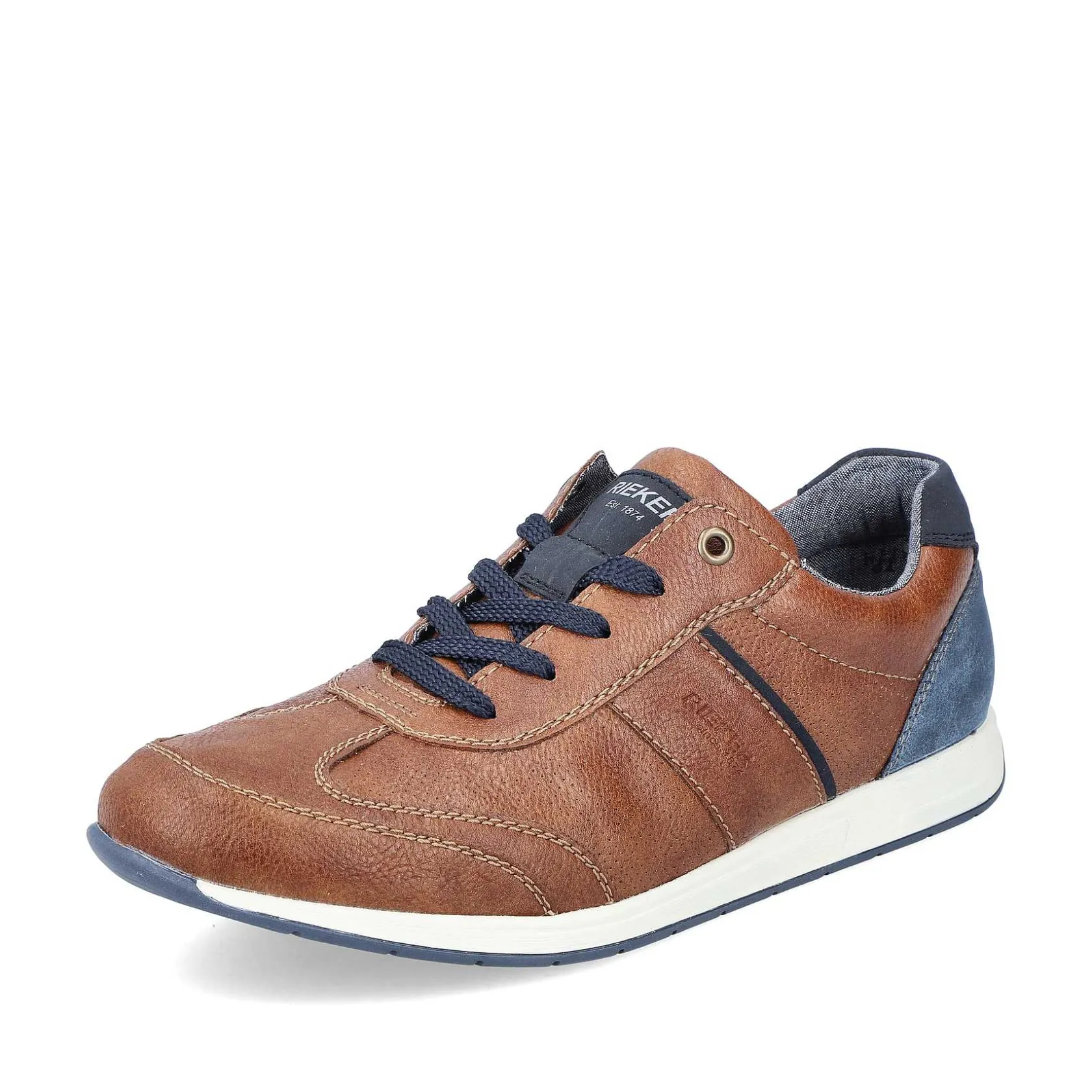 Rieker Business Shoes-Men'S Lace-Up Shoes Chestnut Brown