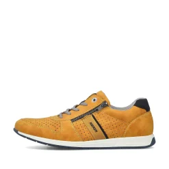 Rieker Low Shoes & Slippers-Men'S Lace-Up Shoes Sunflower Yellow-Navy Blue
