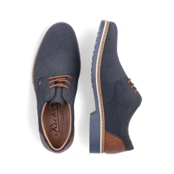 Rieker Business Shoes-Men'S Lace-Up Shoes Navy Blue