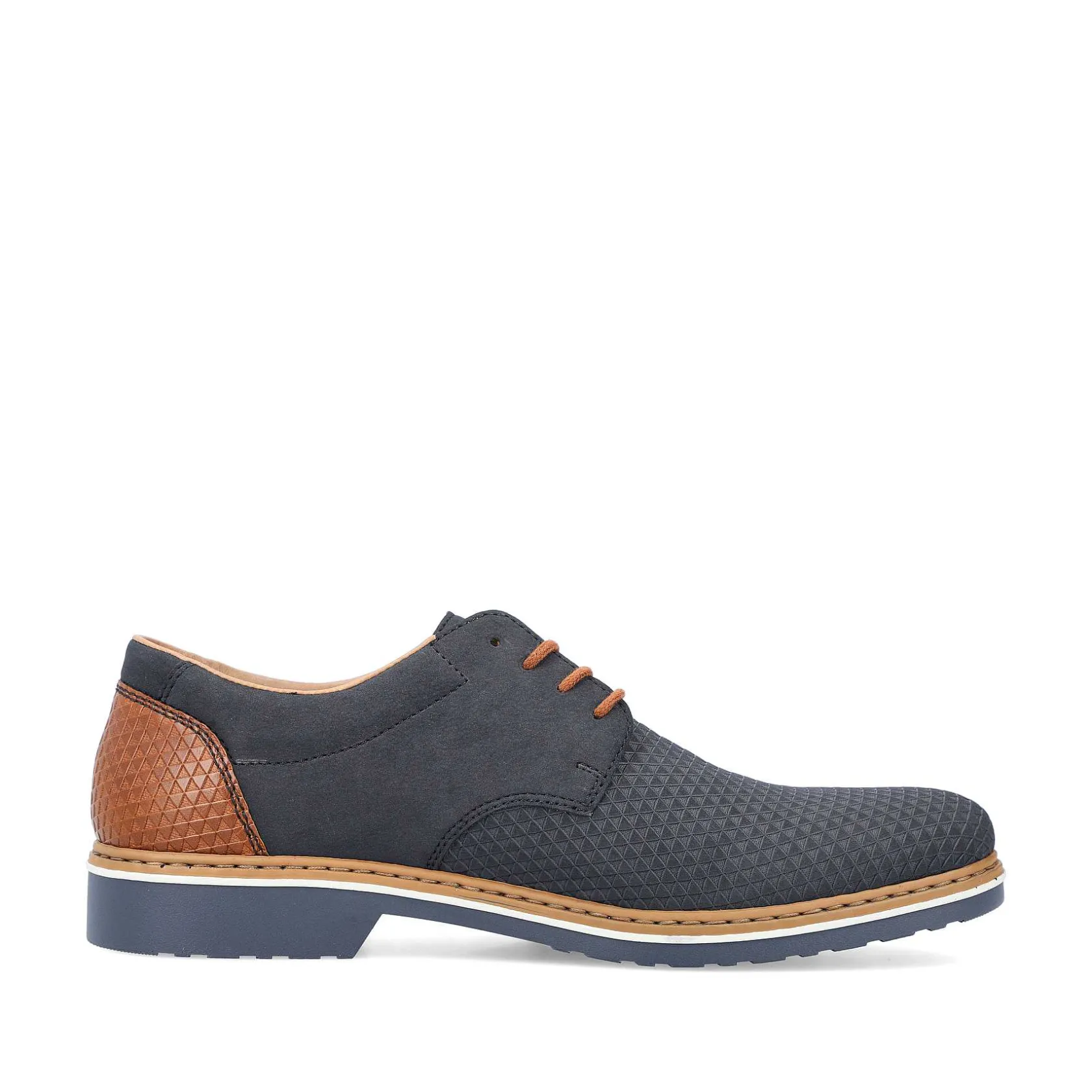 Rieker Business Shoes-Men'S Lace-Up Shoes Navy Blue