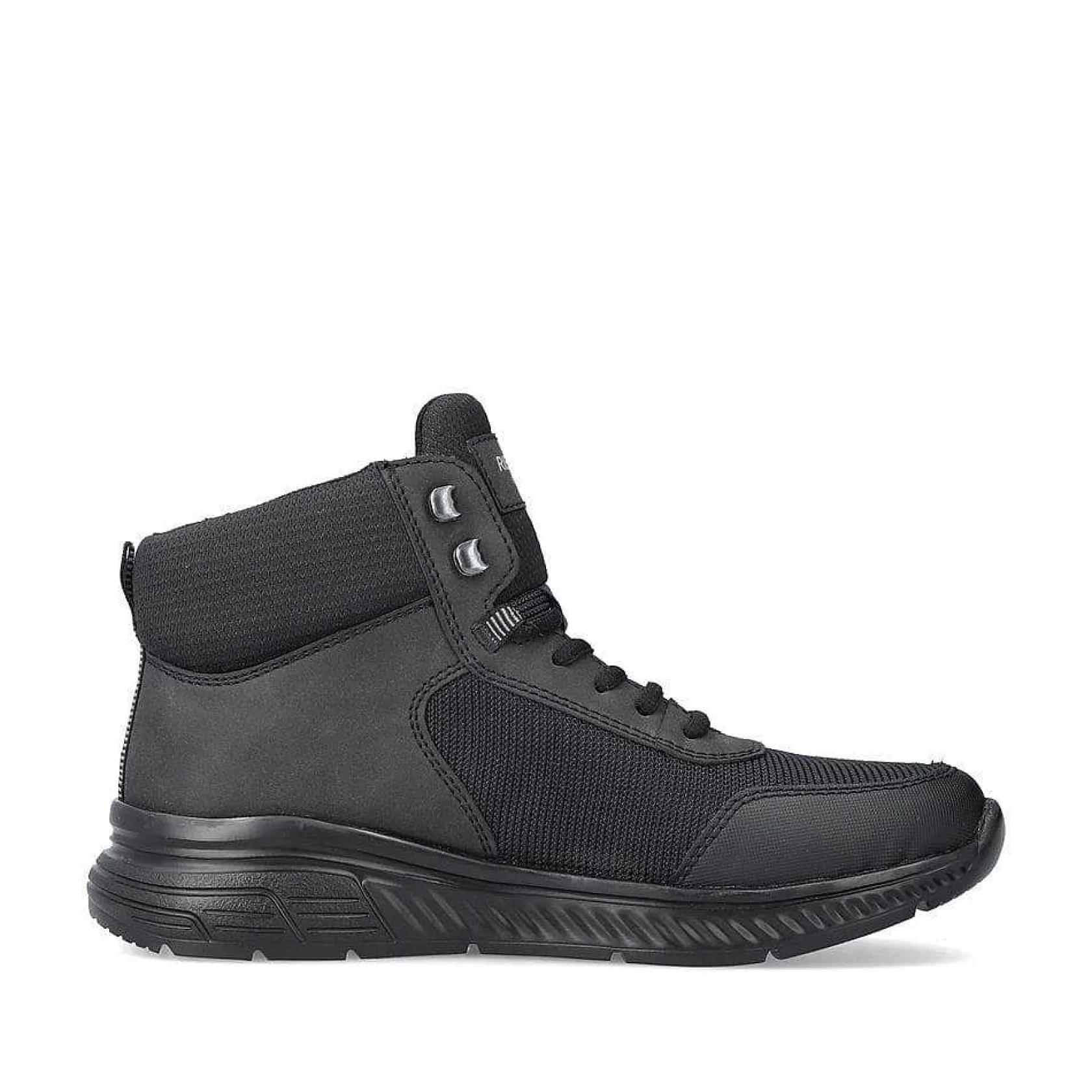 Rieker Low Shoes & Slippers-Men'S Lace-Up Shoes Asphalt Black
