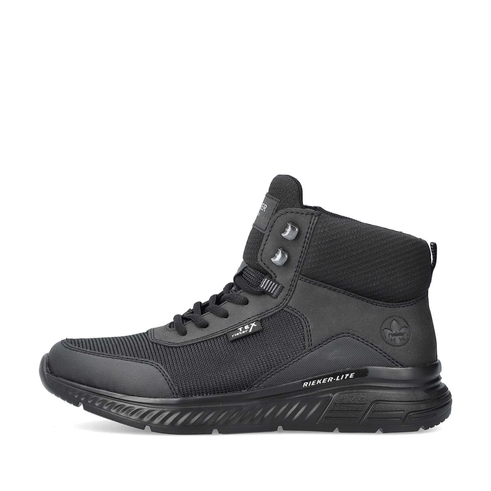 Rieker Low Shoes & Slippers-Men'S Lace-Up Shoes Asphalt Black