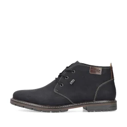 Rieker Low Shoes & Slippers-Men'S Lace-Up Shoes Asphalt Black