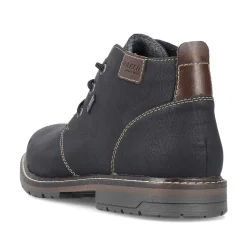 Rieker Low Shoes & Slippers-Men'S Lace-Up Shoes Asphalt Black