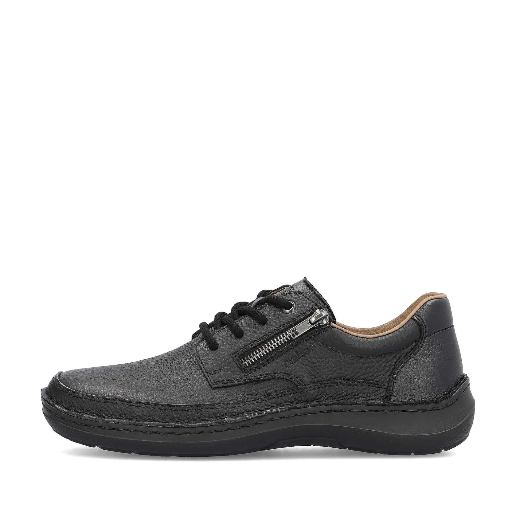 Rieker Low Shoes & Slippers-Men'S Lace-Up Shoes Night Black