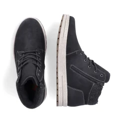 Rieker Low Shoes & Slippers-Men'S Lace-Up Shoes Asphalt Black