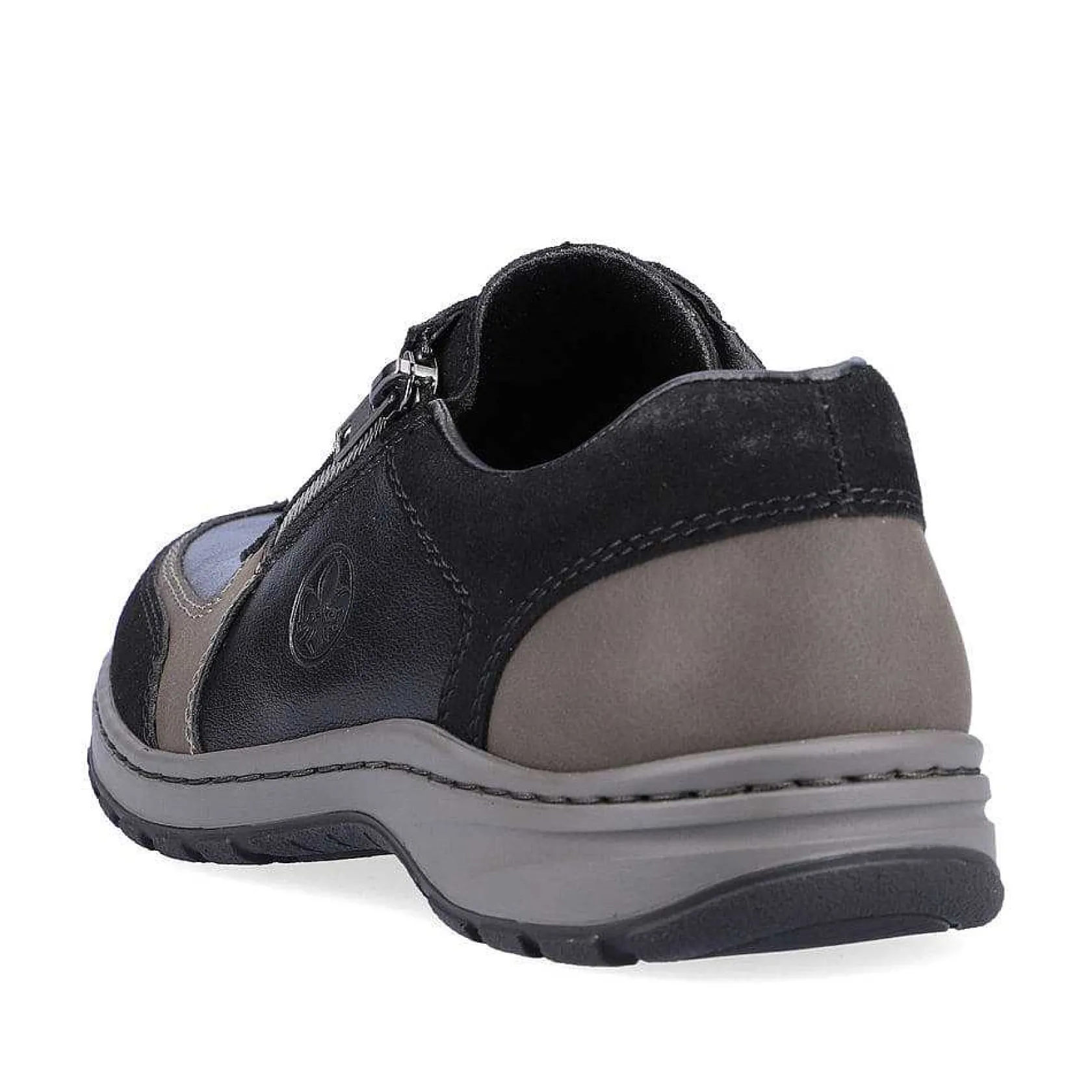 Rieker Low Shoes & Slippers-Men'S Lace-Up Shoes Asphalt Black