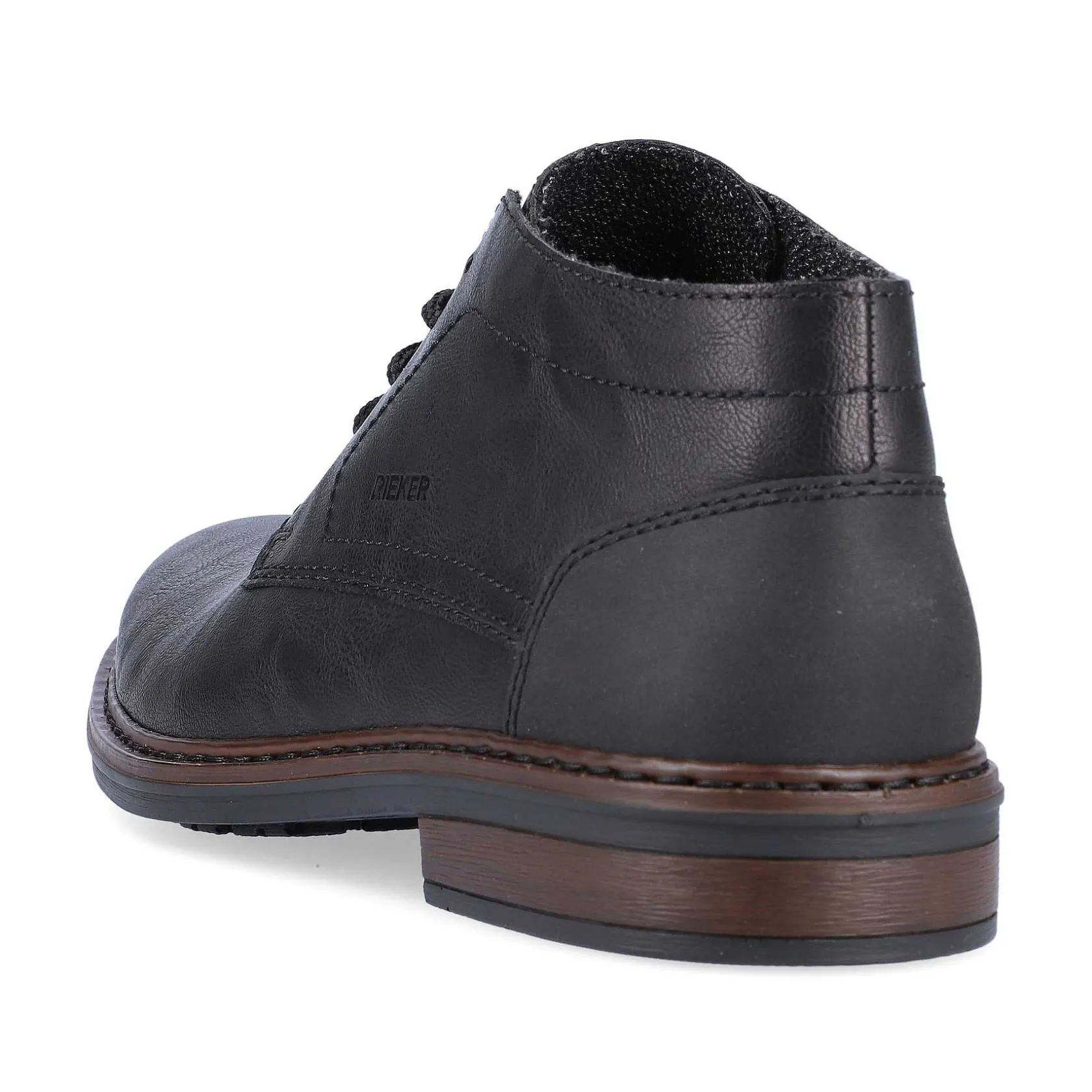 Rieker Low Shoes & Slippers-Men'S Lace-Up Shoes Jet Black