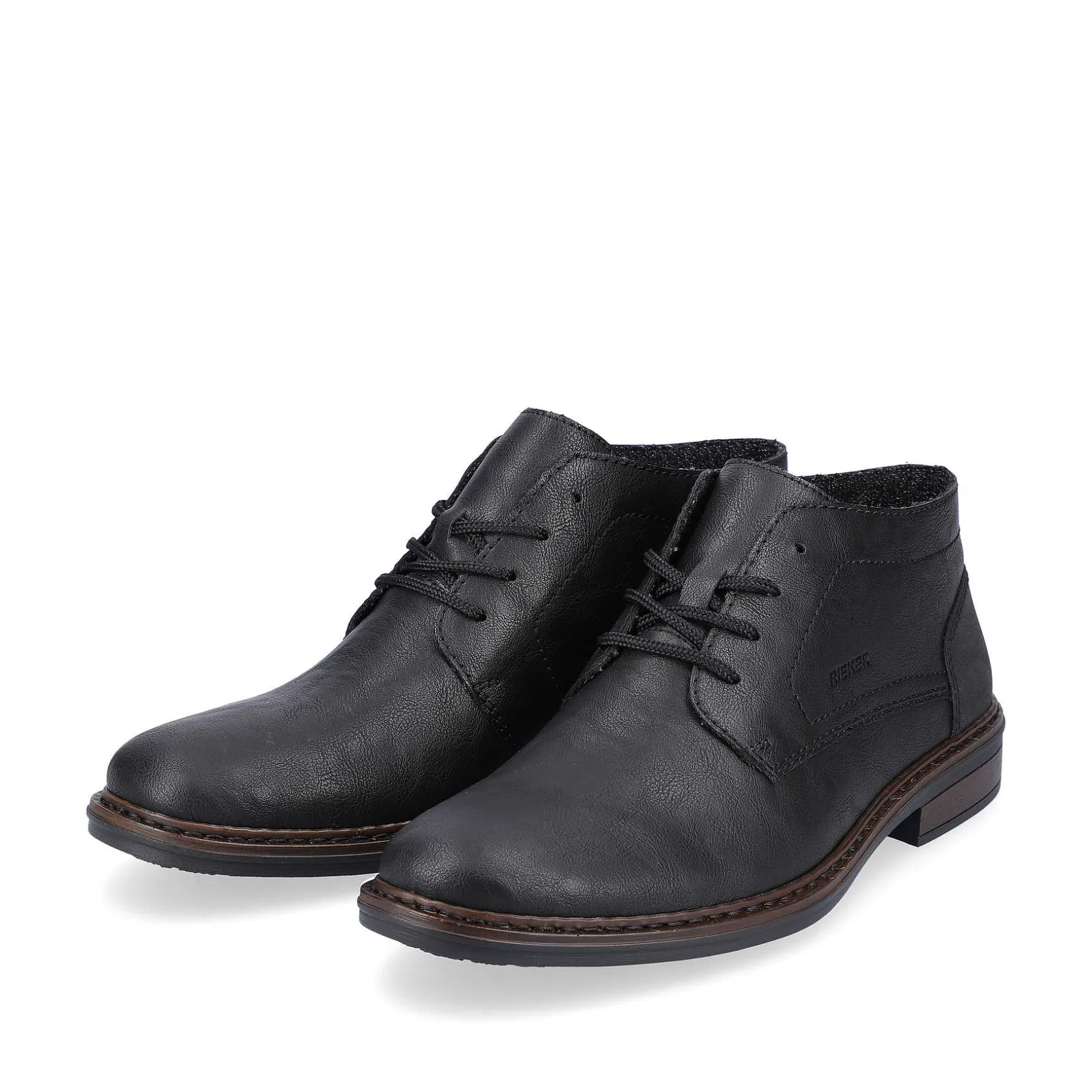 Rieker Low Shoes & Slippers-Men'S Lace-Up Shoes Jet Black